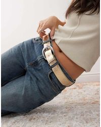 Monki - Belt With Buckle - Lyst