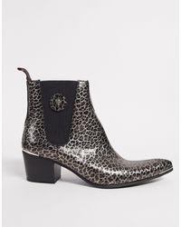 jeffery west snakeskin boots