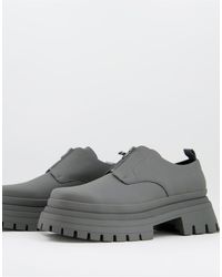 ASOS Zip Front Shoe - Grey