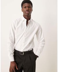 SELECTED - Slim Fit Easy Iron Cotton Smart Shirt - Lyst