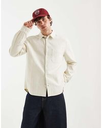 DOUBLE A by WOOD WOOD - 100% Cotton Adrian Long Sleeve Pocket Shirt - Lyst