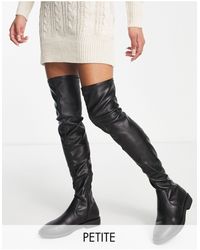 ASOS - Petite Kalani Over The Knee Boots - Lyst