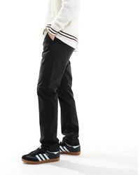 Farah - Elm Slim Fit Twill Chino Trousers - Lyst