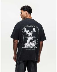 Good For Nothing - T-shirt With Equestrian Back Print - Lyst