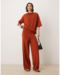 ASOS - Gebreide Broek Met Structuur - Lyst