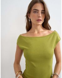 TOPSHOP - Hemdje Met Boothals - Lyst