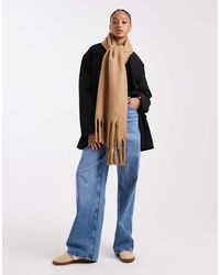 New Look - Sciarpa Pesante Color Cammello - Lyst