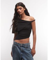 Collusion - Drapey Asymmetric One-shoulder Top - Lyst