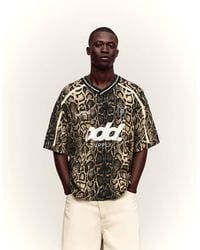 Bershka - Short Sleeve Sport Print T-shirt - Lyst