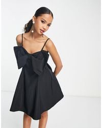 Nobody's Child - Valerie Bow Front Structured Mini Dress - Lyst