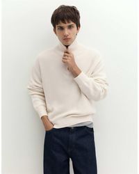 Pull&Bear - Pullover mit halbem reißverschluss - Lyst