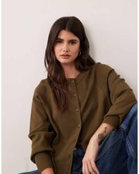 ASOS - Compact Knit Boxy Cardigan Co-Ord - Lyst