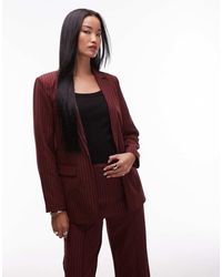 Pieces - Elegante Blazer Met Krijtstreep - Lyst