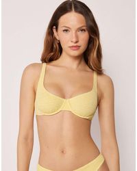 Calzedonia - Balconette Bikini Top Crinkle Waves - Lyst