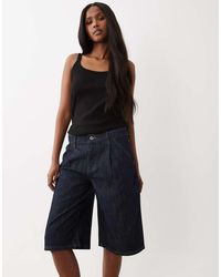 Gina Tricot - Bermuda Denim Shorts - Lyst