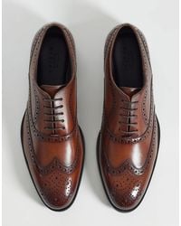 ASOS - Lace Up Brogue Shoe - Lyst