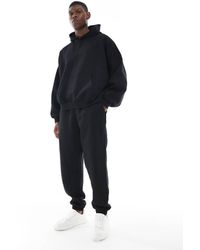 ASOS - Joggers Negros Básicos Extragrandes De - Lyst