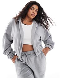 ASOS - Asos Design Curve Lounge Mix & Match Fleece Hoodie - Lyst
