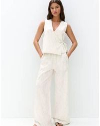 Pull&Bear - – gestreifte rustikale jogginghose - Lyst