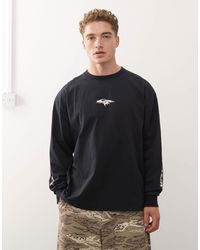 Quiksilver - – mercury old english – langärmliges t-shirt - Lyst