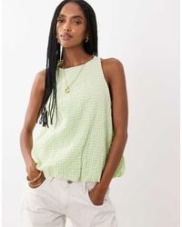 ASOS - Bubble Hem Halter Neck Top Co Ord - Lyst