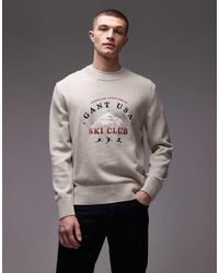 GANT - Ski Club Embroided Chest Graphic - Lyst