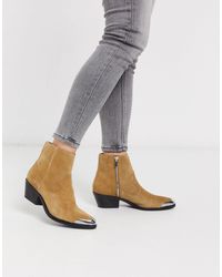 beige boots pull and bear