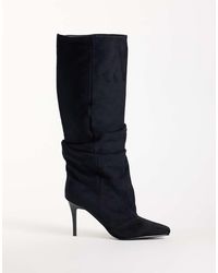 SIMMI - Simmi London Reece Ruched Knee Boots - Lyst