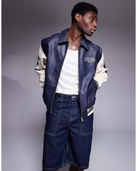 ASOS - Giacca Stile Motocross Oversize - Lyst