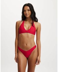 Cotton On - Scoop Neck Halter Bikini Top - Lyst