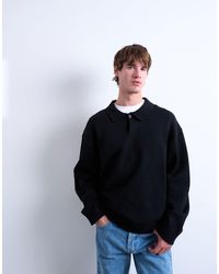 TOPMAN - – eleganter polopullover aus strick - Lyst