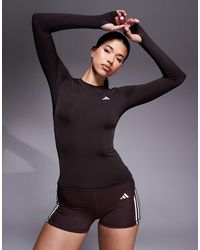 adidas Originals - Adidas Training Power Essentials Long Sleeve Top - Lyst