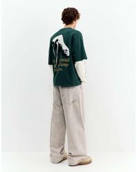 Pull&Bear - Double Sleeve Graphic T-shirt - Lyst