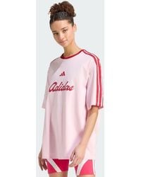adidas Originals - Adidas Sportswear Lux Tiro Loose Graphic T-Shirt - Lyst