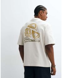 SELECTED - X Domestic 100% Cotton Heavyweight T-shirt With Print - Lyst