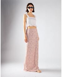 Glamorous - Bias Cut Maxi Skirt - Lyst