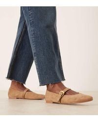 ASOS - Leah Mary Jane Ballet Flats - Lyst