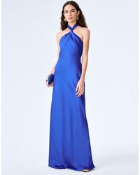 OMNES - Dresses Arles Halterneck Satin Maxi Dress - Lyst