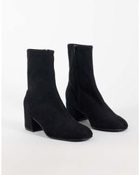 ASOS - Ronan Block Heel Ankle Boots - Lyst