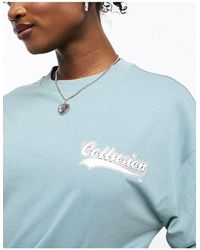 Collusion - Unisex - t-shirt con logo stile college - Lyst