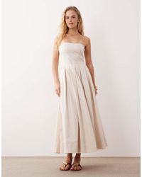 ASOS - Bandeau Maxi Sundress With Full Skirt - Lyst