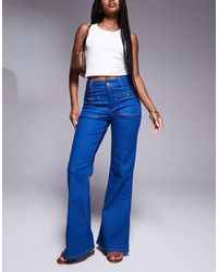 River Island - Relaxed Flare Jean - Lyst
