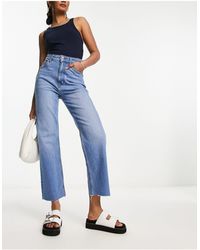 ASOS - Cropped Easy Straight Jeans - Lyst