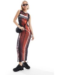 Collusion - Sports Fitted Maxi Vest Dress - Lyst