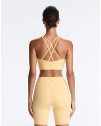 Oysho - Medium-Support Comfortlux Sports Bra With Cups - Lyst