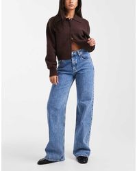 Tommy Hilfiger - Mia Mid Rise Relaxed Straight Leg Jeans - Lyst