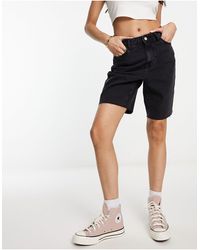 New Look - Longline Denim Shorts - Lyst