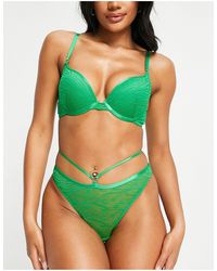 Ann Summers - Purity Sheer Animal Mesh Strappy Brazilian Brief - Lyst