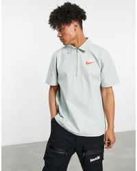 Nike - Trend - giacca oversize chiaro con zip corta - Lyst