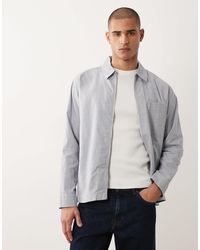 SELECTED - Surchemise 100% coton à fermeture éclair double sens - carreaux s - Lyst